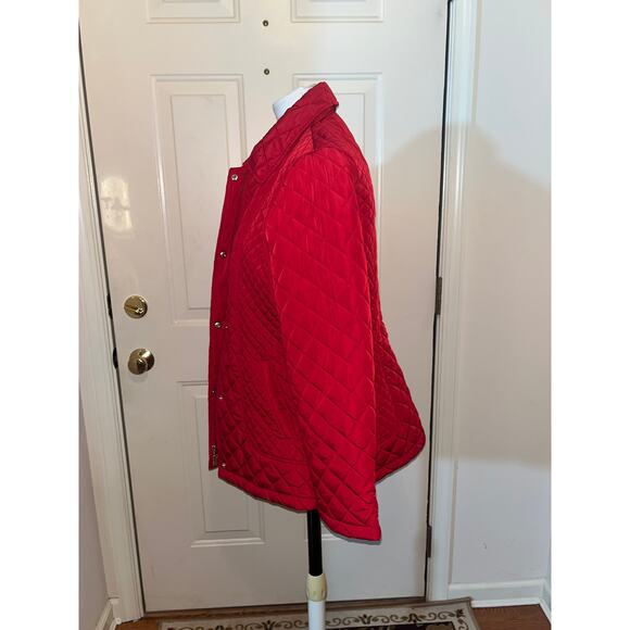 Calvin Klein Red Puffer Jacket / Coat Large Winter - Picture 4 of 16